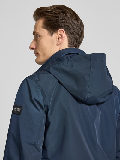 NAUTGÅRD Regular Fit jas met capuchon Marineblauw - 6