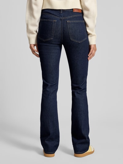 Calvin Klein Jeans Jeansy z poszerzaną nogawką i detalem z logo Jeansowy niebieski 5