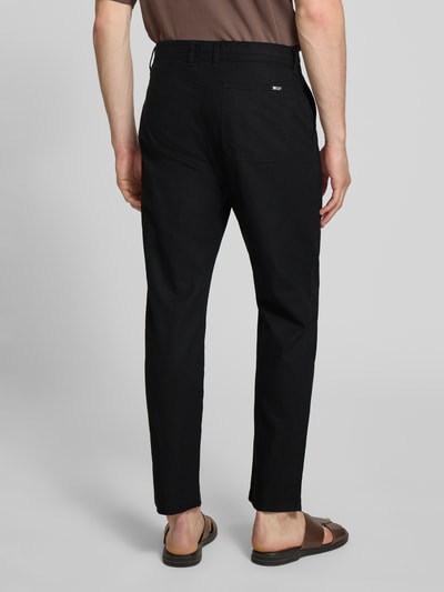s.Oliver RED LABEL Relaxed Fit Hose aus Leinen-Baumwoll-Mix Black 5