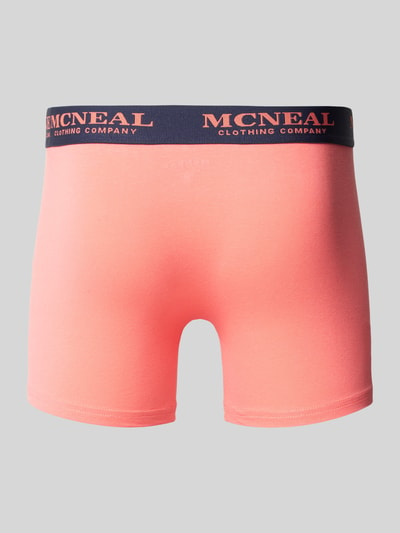 MCNEAL Boxershorts mit elastischem Logo-Bund im 3er-Pack Marine 3