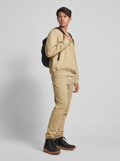 The North Face Sweatpants met labelstitching en elastische band Kaki - 1