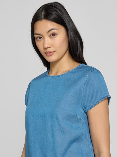 Vila Regular Fit Blusenshirt Modell 'BISTA' Jeansblau 3