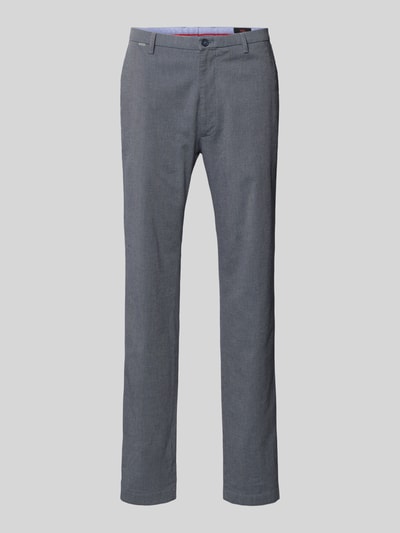 Cinque Slim fit stoffen broek met stretch, model 'CiBrody' Blauw gemêleerd - 2