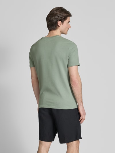 MCNEAL T-Shirt mit geripptem Rundhalsausschnitt Lind 5
