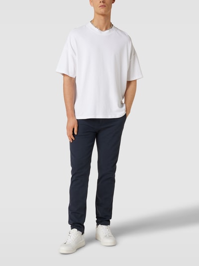 Levi's® Spodnie materiałowe o kroju tapered fit z wpuszczanymi kieszeniami w stylu francuskim Granatowy 1