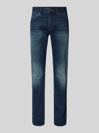 PME Legend Regular fit jeans met labeldetail, model 'Nightflight' Jeansblauw - 2