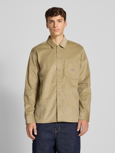 Dickies Regular Fit Freizeithemd mit Kentkragen Khaki 4