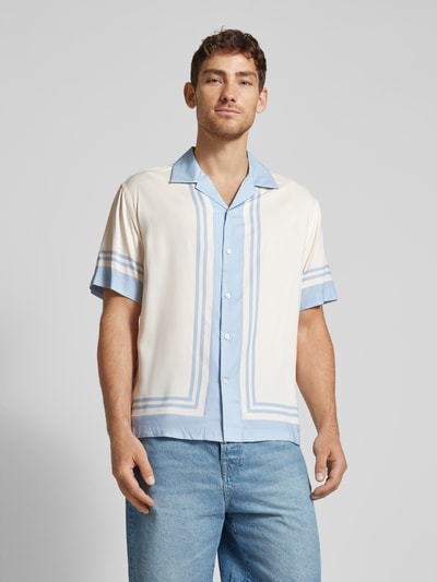 SELECTED HOMME Relaxed fit vrijetijdsoverhemd met reverskraag, model 'BANDANA' Offwhite - 4