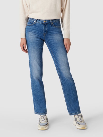 Cambio Low Rise Jeans im Straight Fit Blau 4