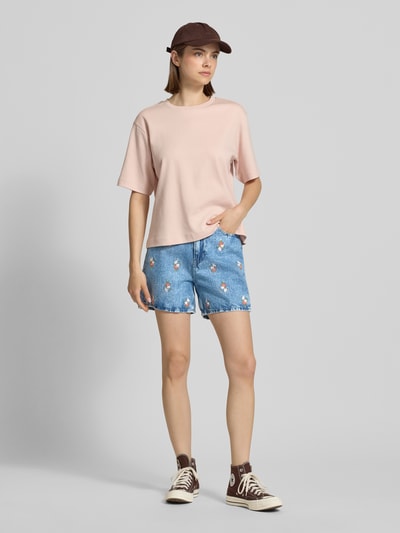 PIECES Regular Fit Jeansshorts aus reiner Baumwolle Modell 'SKY' Jeansblau 1