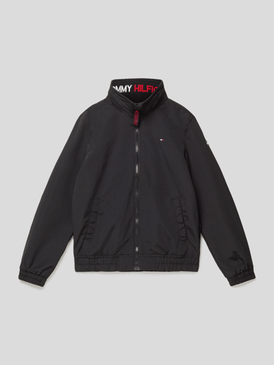 Tommy Hilfiger Teens Jacke mit Logo-Patch Schwarz 1