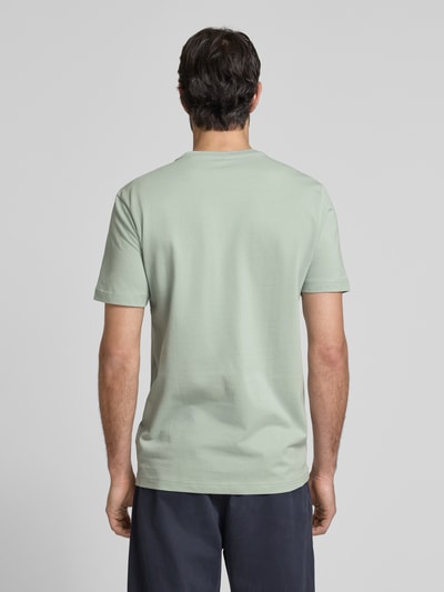 Christian Berg Men T-shirt z wyhaftowanym logo Oliwkowy 5