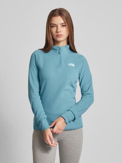 The North Face Sweatshirt met opstaande kraag Petrol - 4