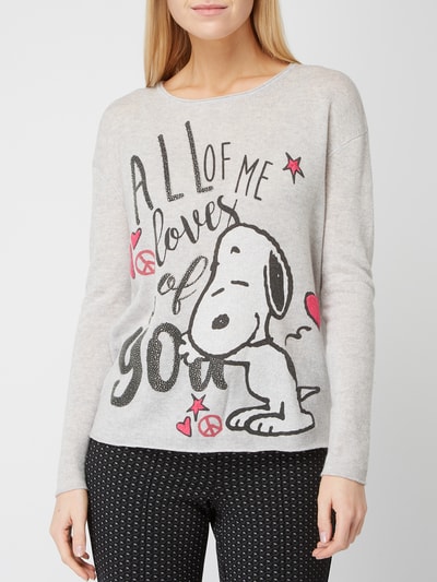 Princess Goes Hollywood Pullover mit Peanuts©-Print Hellgrau Melange 4