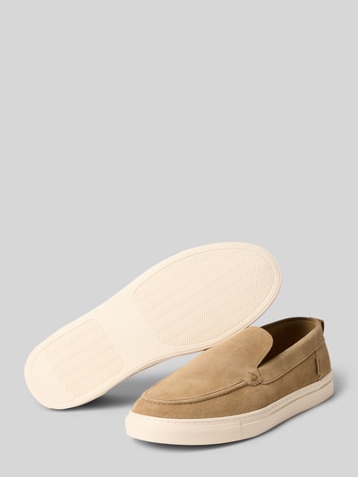 PS Poelman Loafer aus Rindsvelours Beige 4