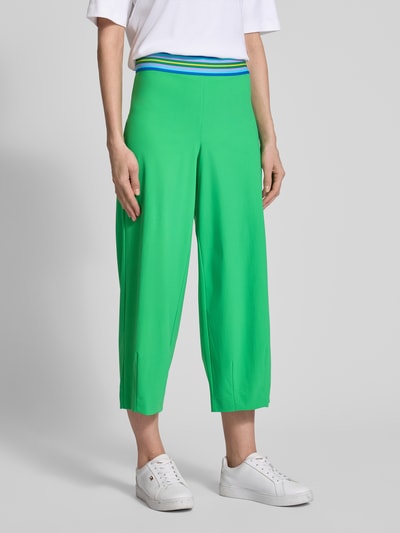 Raffaello Rossi Kuloty o kroju regular fit z przeszytym kantem model ‘SALLY’ Zielony 4