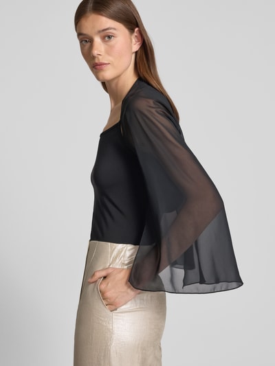 Swing Bolero mit offener Vorderseite Black 3