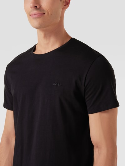 BOSS T-Shirt mit Rundhalsausschnitt im 2er-Pack Modell 'ComfortS' Black 3