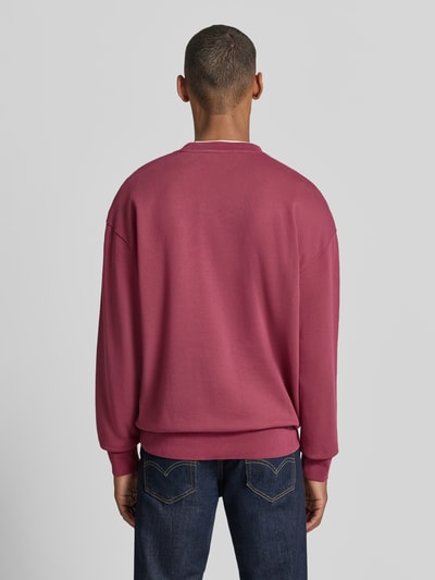 ARMEDANGELS Relaxed Fit Sweatshirt aus reiner Baumwolle Modell 'ICONIC Å GMT' Bordeaux 5