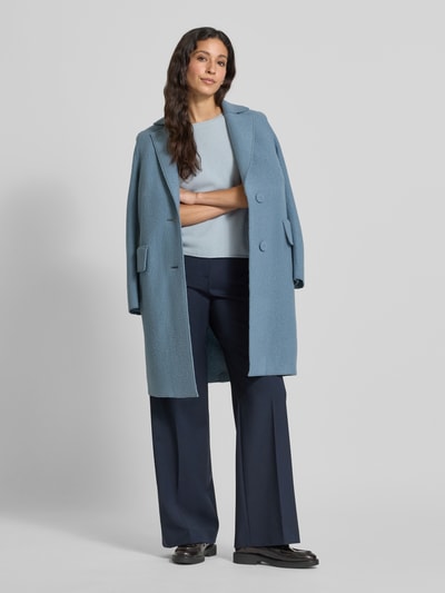 Luisa Cerano Strickpullover mit gerippten Abschlüssen Bleu 1