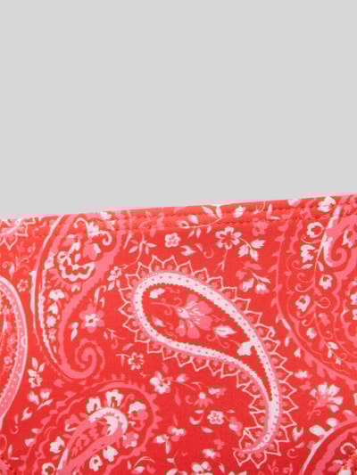 Pieces Figi bikini ze wzorem na całej powierzchni model ‘BAOMI’ Jasnoczerwony 2