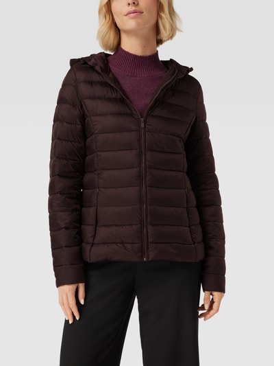 Montego Steppjacke mit Kapuze und Reißverschlusstaschen Schokobraun 4
