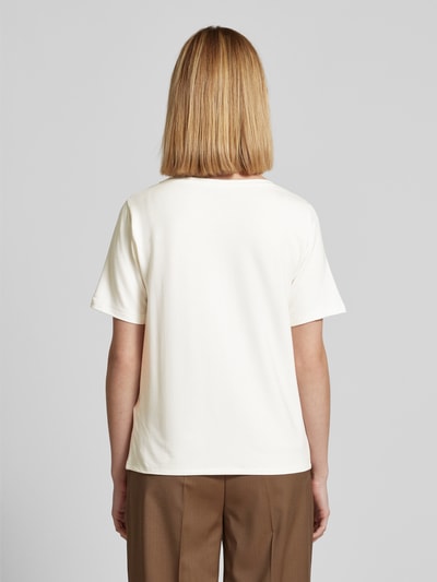 monari T-shirt met motiefprint Offwhite - 5