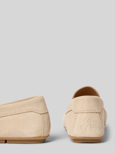 Marc O'Polo Slipper aus echtem Rindsleder Sand 2