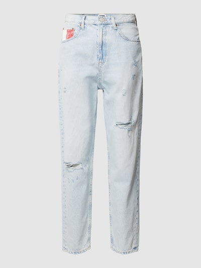 Tommy Jeans Mom fit jeans in destroyed-look Lichtblauw - 2