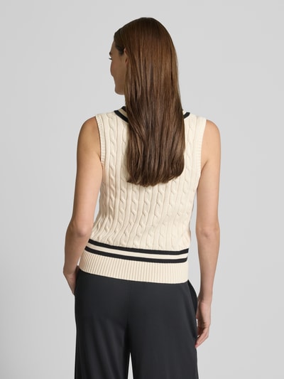 Lauren Ralph Lauren Spencer met ribboorden Offwhite - 5