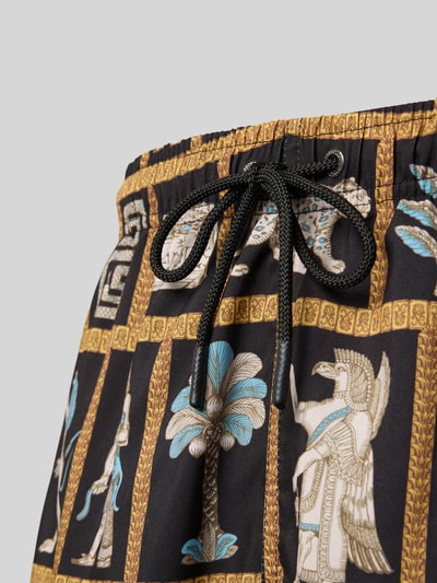 BOARDIES Badehose im Allover-Look Modell 'Mesopotamia' Black 3