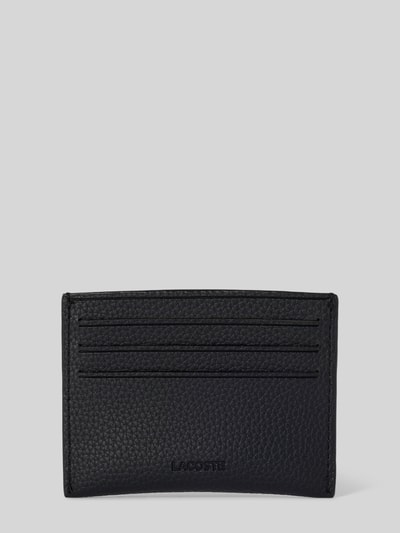 Lacoste Portemonnaie in Leder-Optik Black 2