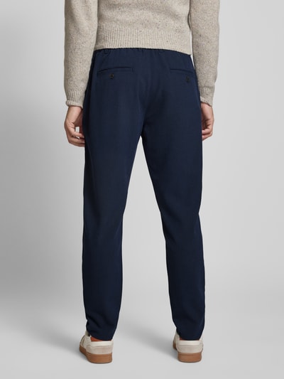 MCNEAL Tapered fit broek met tunnelkoord Marineblauw - 5