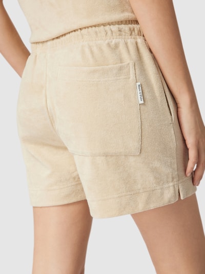 Marc O'Polo Shorts aus Frottee mit Label-Detail Sand 3