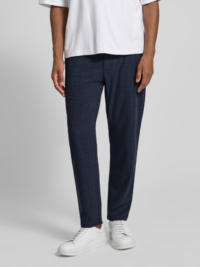 MCNEAL Stoffen broek met elastische band Marineblauw - 4