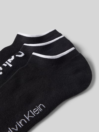 CK Calvin Klein Socken mit Label-Print im 3er-Pack Black 2