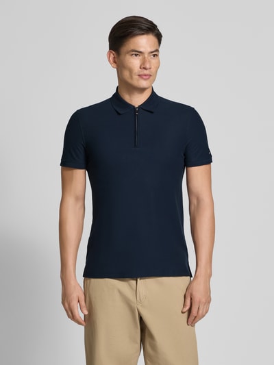 Tommy Hilfiger Regular fit poloshirt van puur katoen Donkerblauw - 4