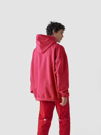 VETEMENTS Oversized Hoodie mit Label-Print Pink 5