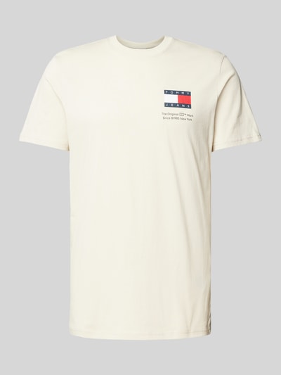 Tommy Jeans T-Shirt mit Label-Print Offwhite 2