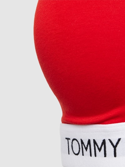TOMMY HILFIGER Biustonosz z dołem z logo model ‘HERITAGE’ Czerwony 2