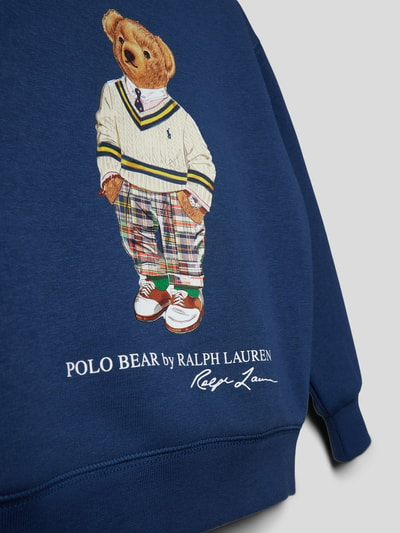 Polo Ralph Lauren Kids Sweatshirt met labelprint Marineblauw - 2