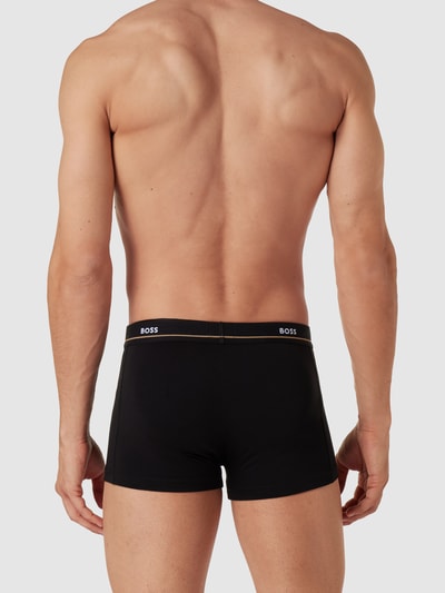 BOSS Boxershort met logo in band in een set van 5 stuks Donkerblauw - 4