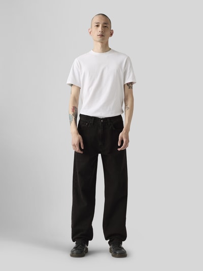 Levi's® Jeansy o kroju wide fit i krój loose fit z czystej bawełny model '568™' Czarny 3