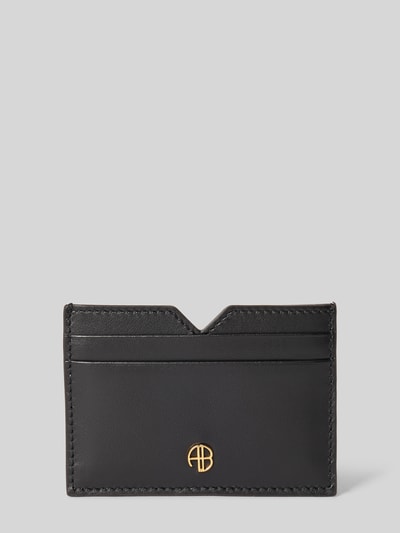 Anine Bing Kartenetui mit Label-Detail Black 1