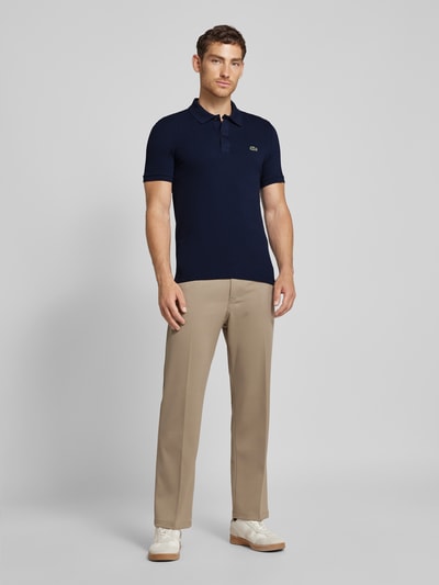 Lacoste Koszulka polo o kroju slim fit z naszywką logo model ‘CORE’ Granatowy 1