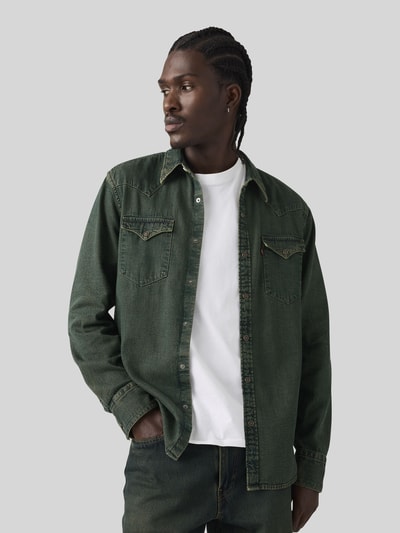Levi's® Koszula casualowa o kroju regular fit z czystej bawełny Ciemnoniebieski 1