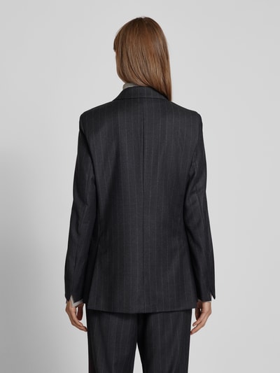 Windsor Regular fit blazer van scheerwolmix met reverskraag Antraciet - 5