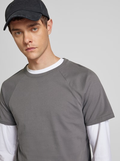 REVIEW Essentials Raglan T-Shirt Dunkelgrau 3