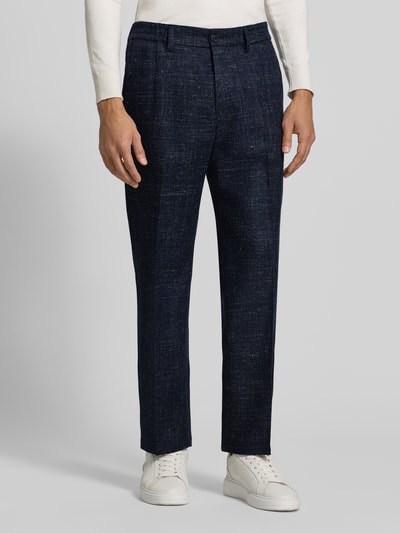 DRYKORN Straight Fit Stoffhose aus Woll-Mix Modell 'GARONA' Dunkelblau 4