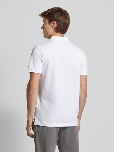 MCNEAL Regular Fit Poloshirt mit Label-Stitching Weiss 5